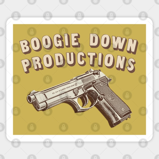 Boogie Down Productions \/\/\/\ Old School Hip Hop Sticker by DankFutura